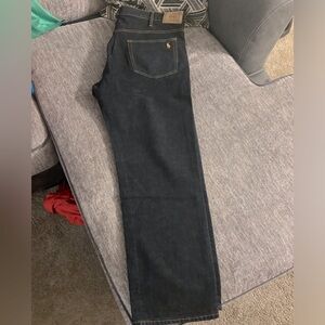 Brand new Polo ralph Lauren dark wash jeans with polo stamps on the pockets
